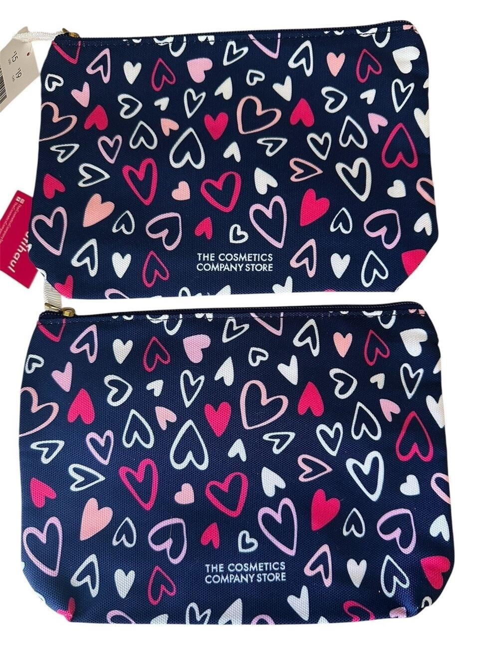The Cosmetics Company Store 2x Beautihaul Toiletry Bag NEW Two Bags! 9x6.5